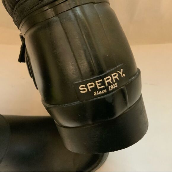 Sperry Top-Sider Women's Walker Fog Rain Duck Boot - Black - Size 7 STS98313 - Picture 8 of 9